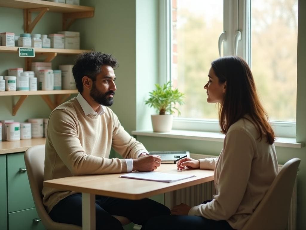 Pharmacy consultation at Medichem Pharmacy - Northowram in Northowram, West Yorkshire